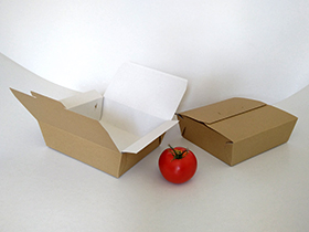 Kraft / natron kutija za pala&#269;inke, vafle i gotova jela 1 kg
