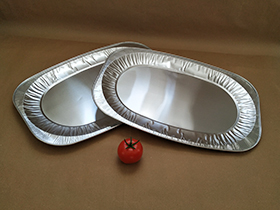 Aluminijumska tacna/oval za roštilj i pečenje