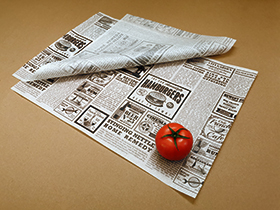 Veliki novinski/newspaper omotni papir za burger i brzu hranu