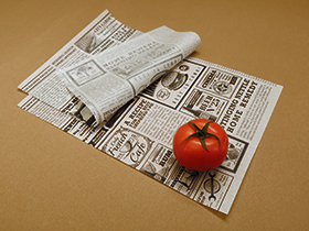 Mali novinski/newspaper omotni papir za burger i brzu hranu