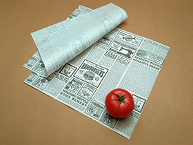 Srednji novinski/newspaper omotni papir za burger i brzu hranu