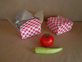 Lakirana kutija za burger