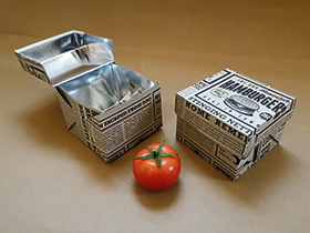 Novine / newspaper kutija za dupli burger